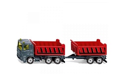 Самосвал с прицепом (Siku, 1685) - миниатюра